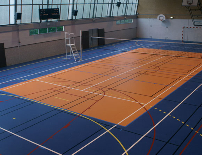 体育馆铺设PVC运动地板有什么好处